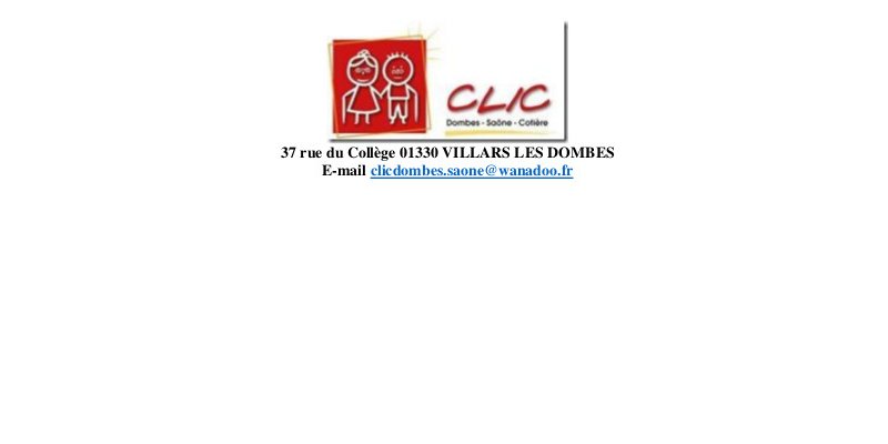 CLIC Dombes-Saône Côtière